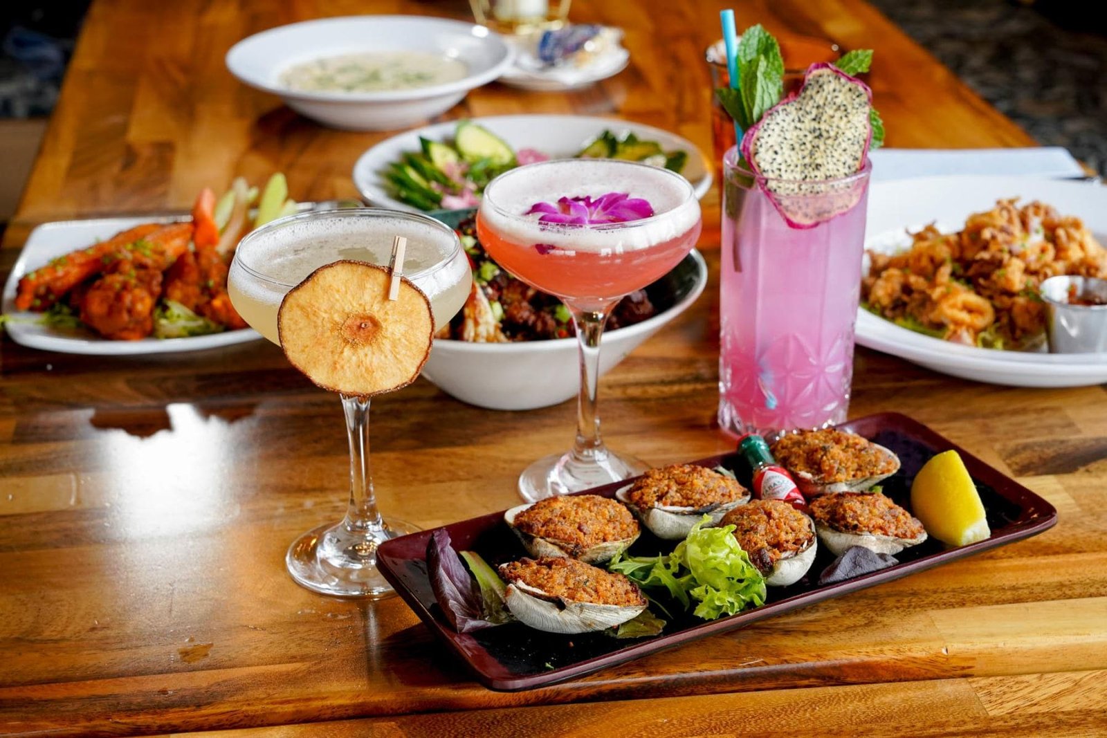 Fresh seafood, cocktails, and coastal dining at The Deep End